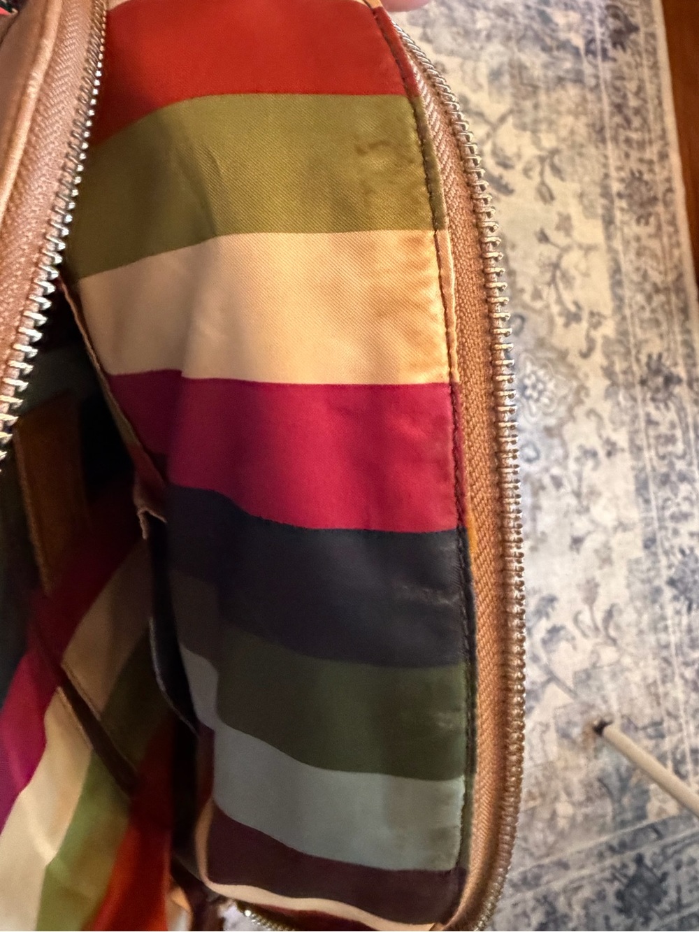 Coach Poppy Brown Leather Tote with Adjustable Crossbody Strap - Picture 5 of 6